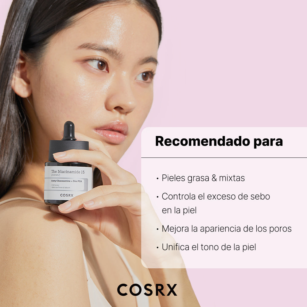 Kit Cuidado Facial Cosrx Retinol + Niacinamida + Nyx Gloss Voluminizador.