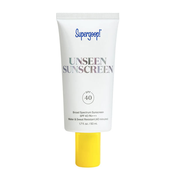 Supergoop! Bloqueador Solar Transparente y Primer Unseen Sunscreen SPF 40