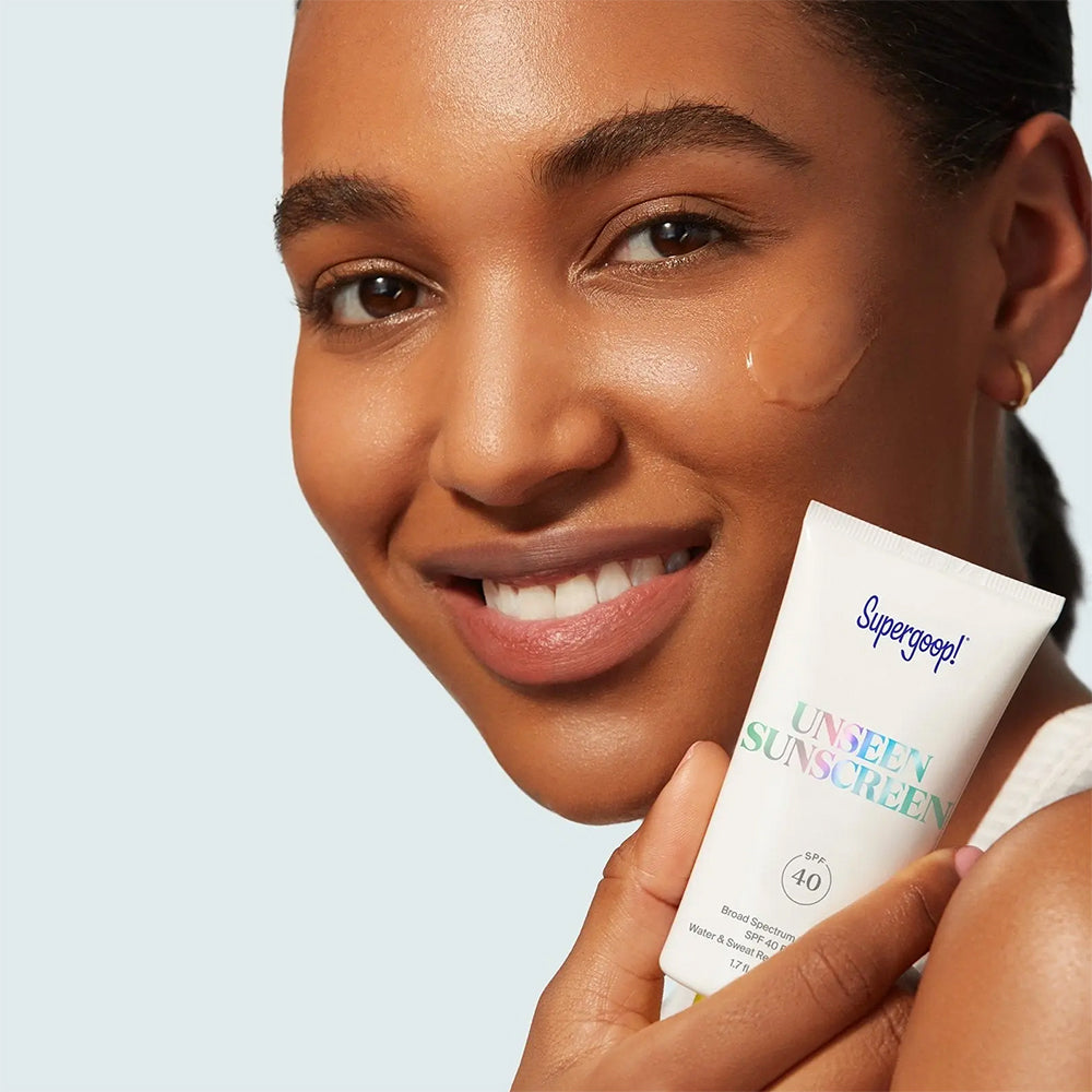Supergoop! Bloqueador Solar Transparente y Primer Unseen Sunscreen SPF 40