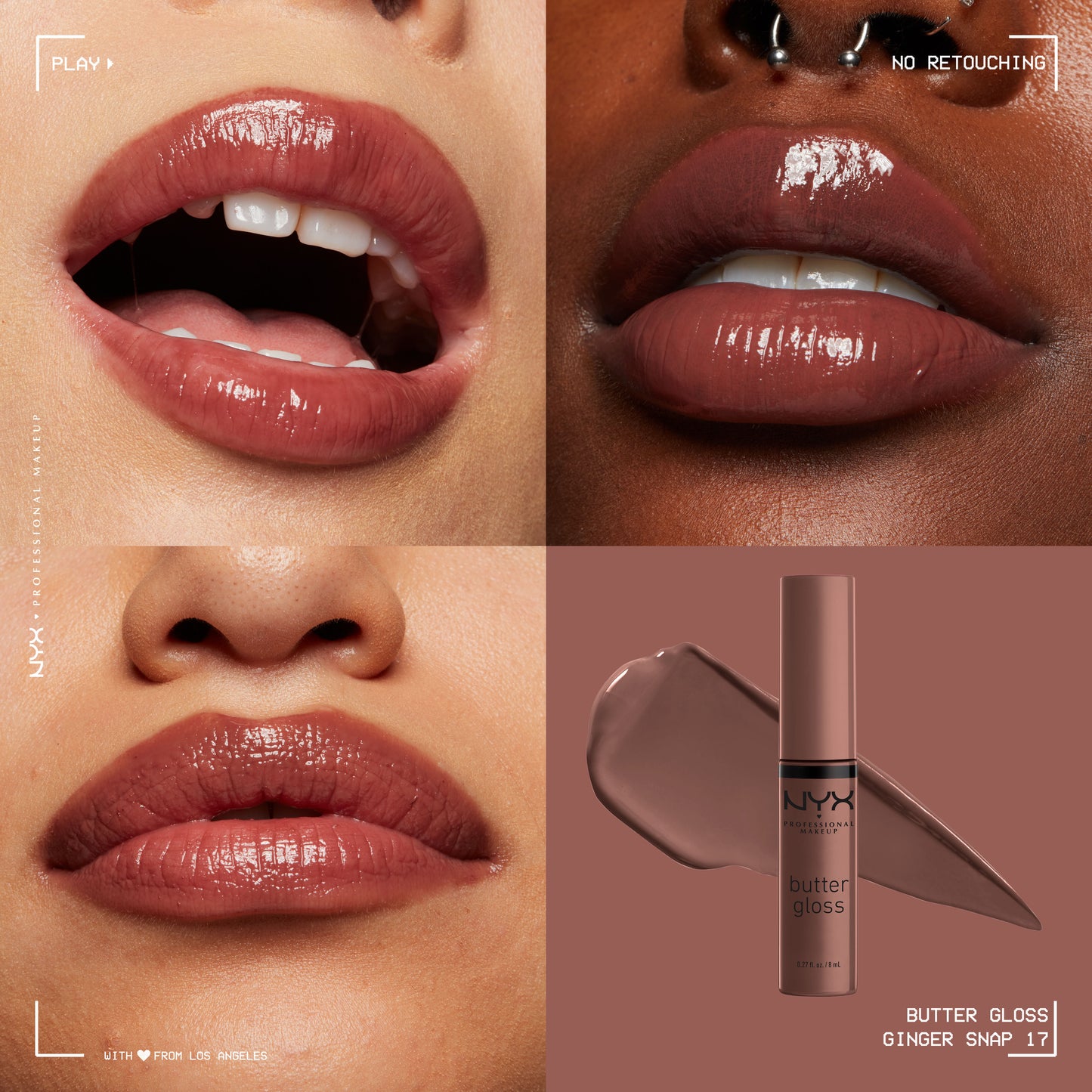 Kit Elf Halo Glow Contorno Liquido + Nyx Lapiz Delineador Para Cejas + Nyx Butter gloss.