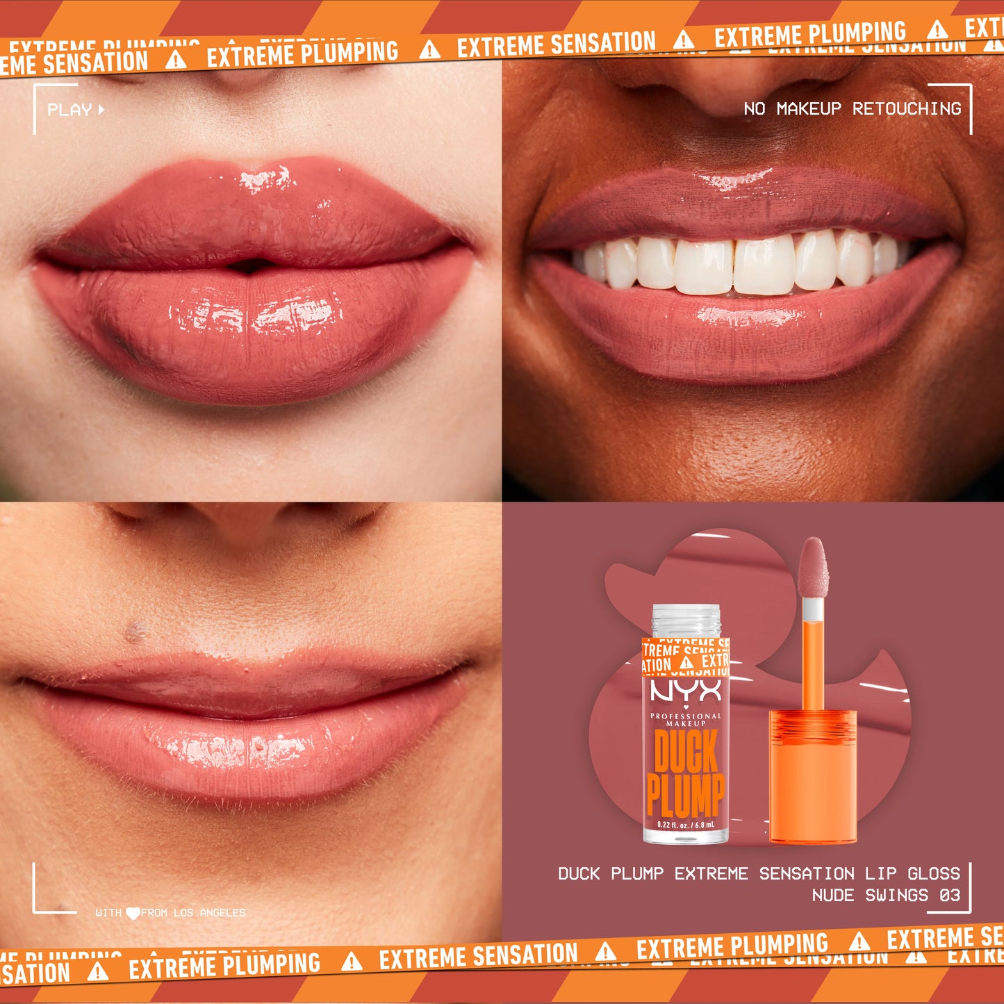 Nyx Duck Plump Brillo Voluminizador De Alta Pigmentación.