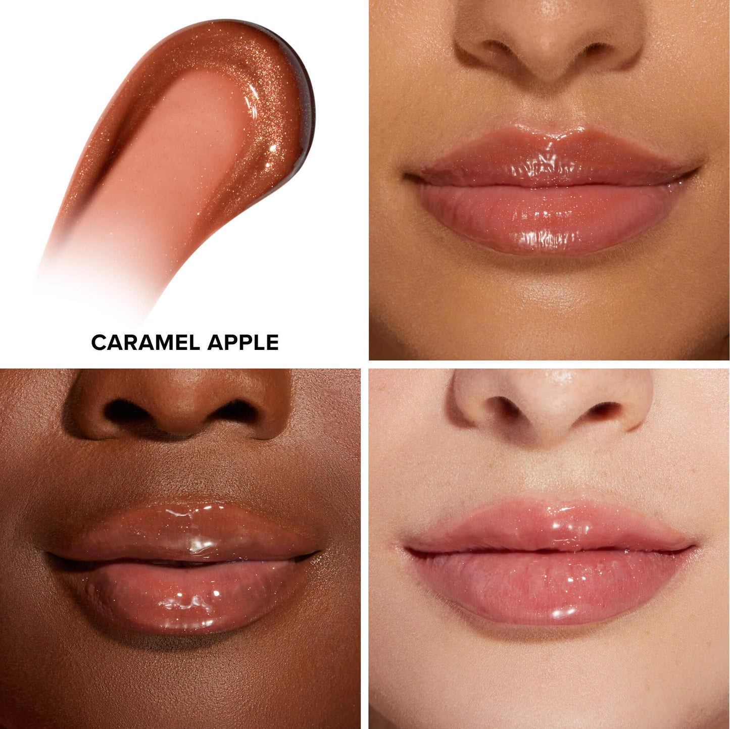 Too Faced Lip Injection Maximum Plump Caramel Apple.