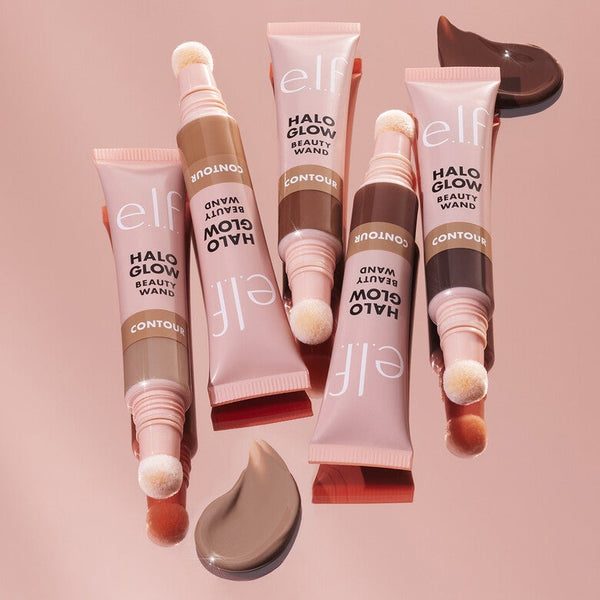 Kit Elf Halo Glow Contorno Liquido + Nyx Lapiz Delineador Para Cejas + Nyx Butter gloss.