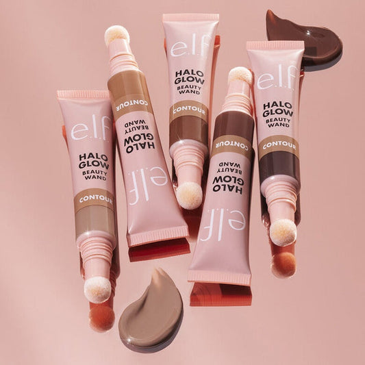 Kit Elf Halo Glow Contorno Liquido + Nyx Lapiz Delineador Para Cejas + Nyx Butter gloss.