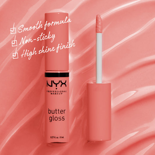 Nyx Butter Gloss Non-Sticky Lip Gloss.