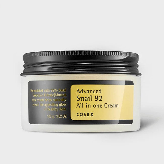 Cosrx Advanced Snail 92 Crema Reparadora De Hidratación Profunda.