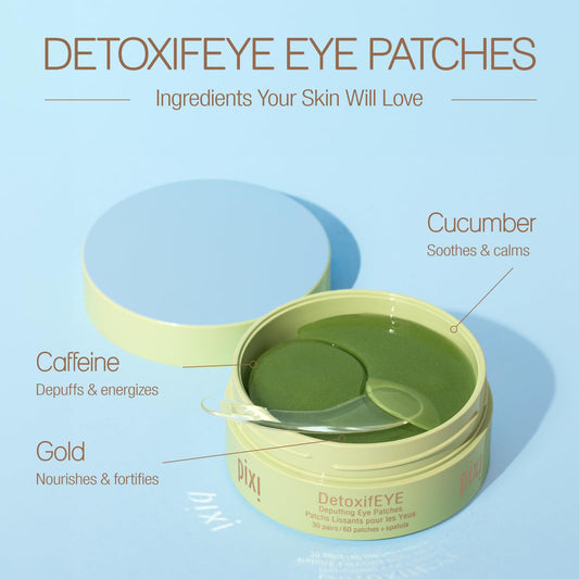 Pixi Parches De Hidrogel Desinflamantes DetoxifEYE x 60 Parches.