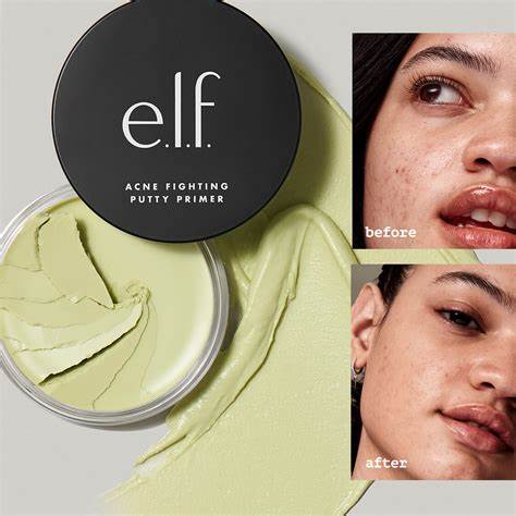 E.l.f Primer Con Acido Salicilico Al 1.8% Acne Fighting Putty Primer. (Entrega en 15 días)