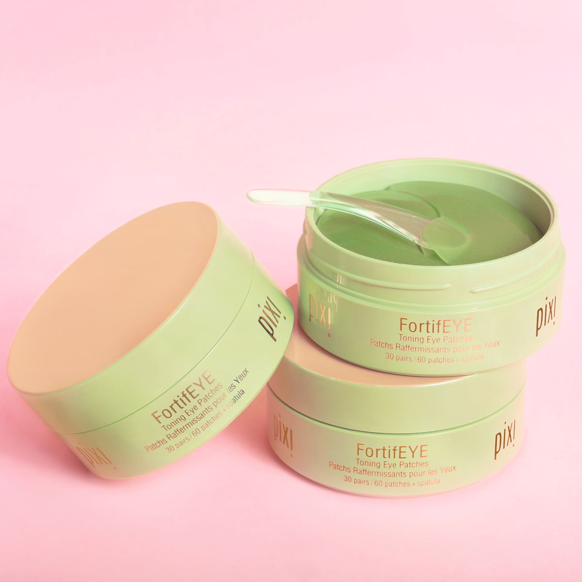 Pixi FortifEYE Parches De Hidrogel Tonificantes y Reafirmantes x 60 Parches.